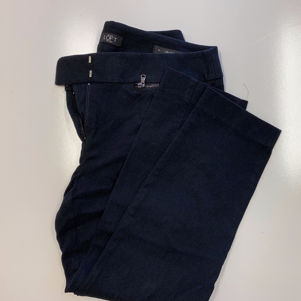 LOFT size 4P black cropped pants